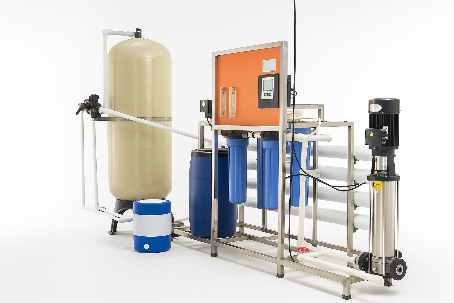2500 LPH Industrial Reverse Osmosis Plant