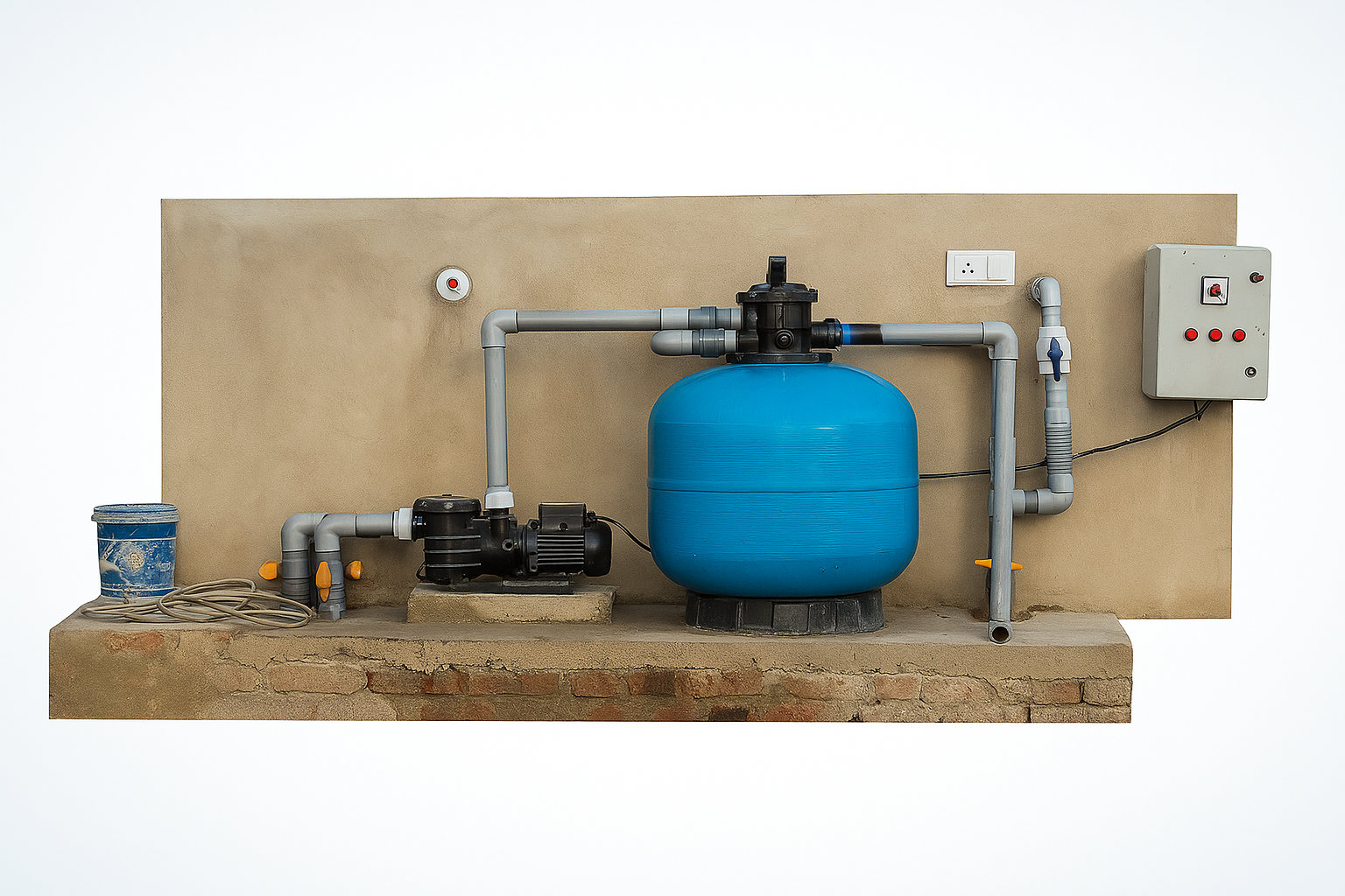 Swimming Pool Filtration Plant