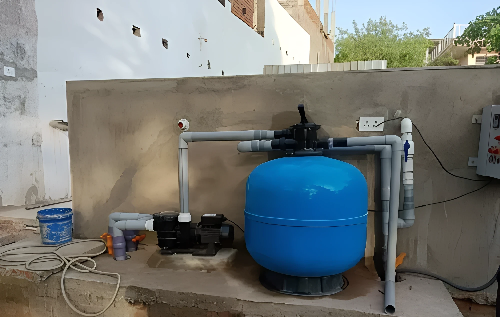Swimming Pool Filtration Plant